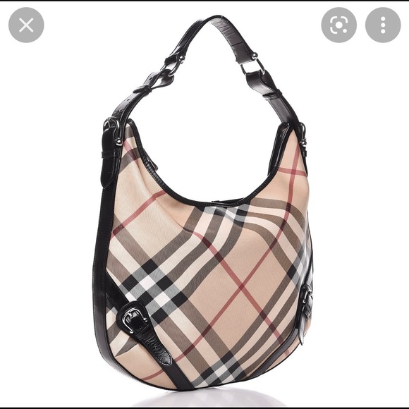Burberry Brown Supernova Check Hobo bag - Picture 8 of 9